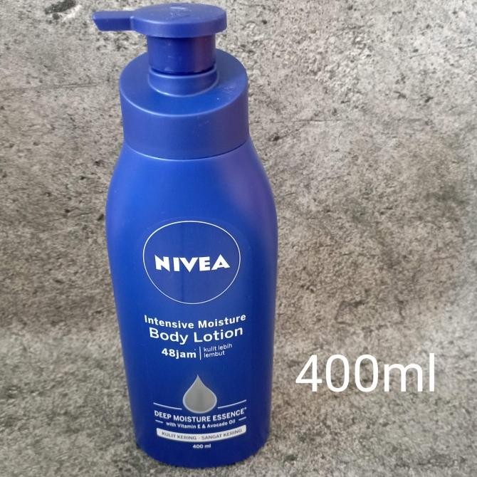 Nivea intensive moisture body lotion 400ml 48 jam pump 400