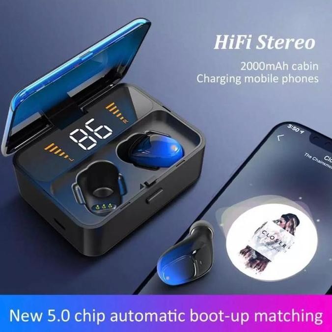 Original ES01 TWS Headset Bluetooth 5.0 Earphones Superbass i7S i8X i9S i10 i18