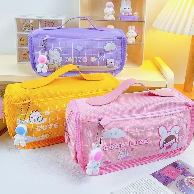 

''Terlaris" ( Zwq ) K00 Kotak Pensil Karakter Lucu Free Gantungan / Kotak Pensil Anak / Pensil Anak Murah