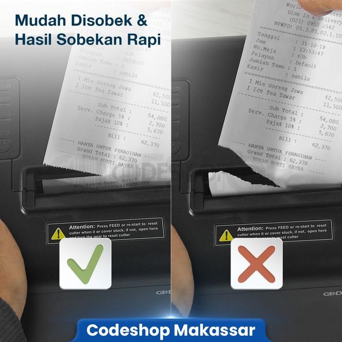 

1 Dus - Kertas Struk Kasir Termal Thermal Paper Rol 80 X 80 Original Dan Terpercaya