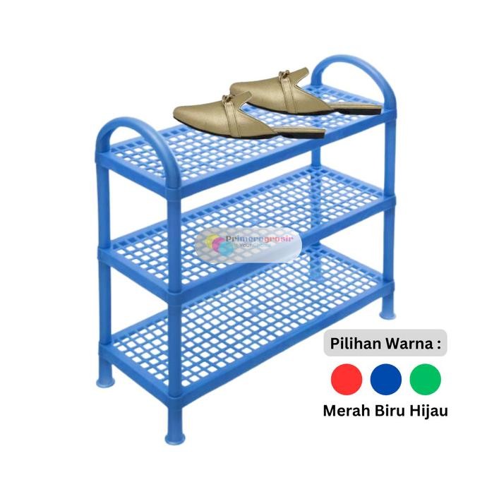 Rak Sepatu Susun Plastik 5 Susun / Rak Sepatu Portable 3 4 Susun Murah