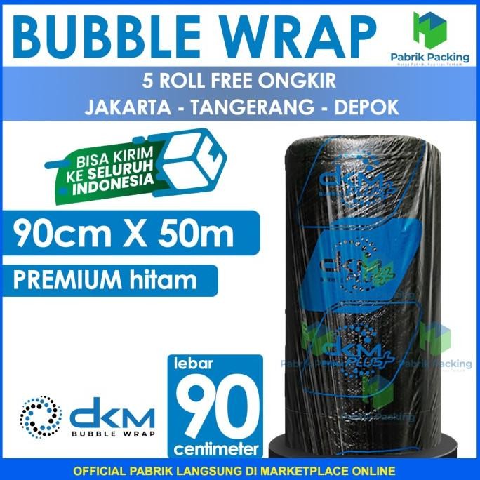

tersedia bubble wrap hitam 90cm x 50m tebal plastik bubblewrap roll