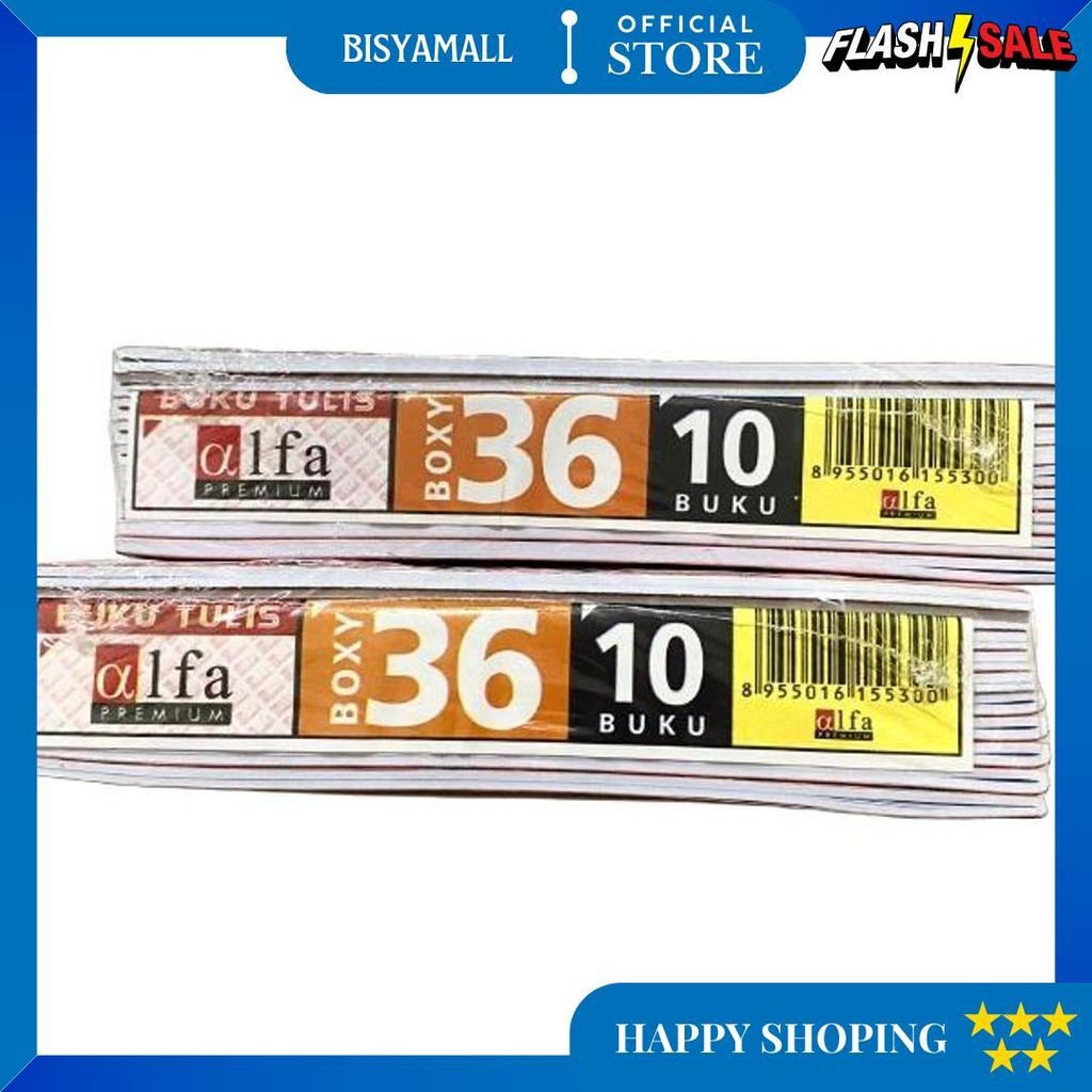 

1 Pack - Buku Besar Alfa Campus 36 Lembar - Ukuran B5 (Isi 10 Buku) D Cod