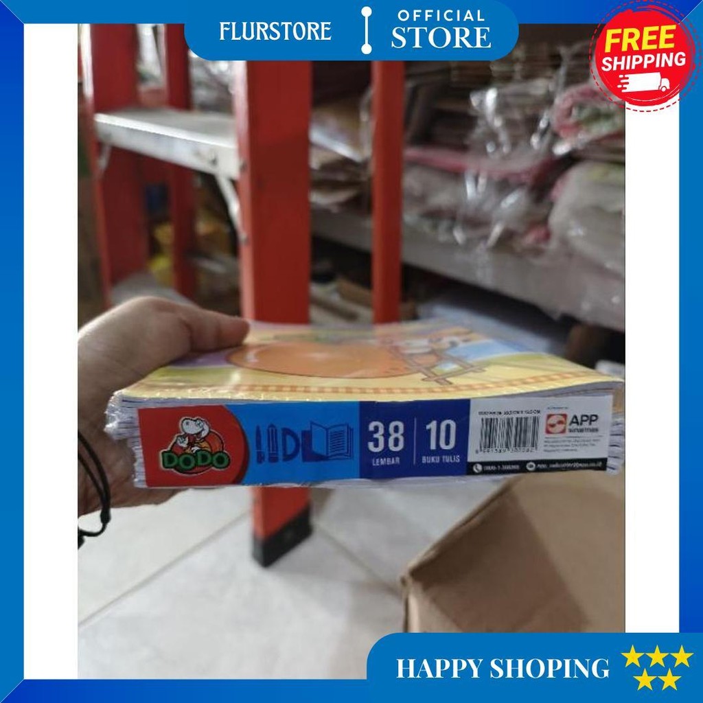 

Buku Tulis Dodo 38 1Pak(10Buku) D Cod