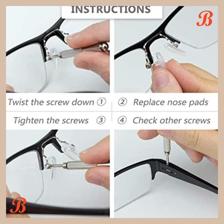 [CBM] SET NOSE PAD KACAMATA SILIKON / NOSE PAD KACAMATA ANTI MELOROT