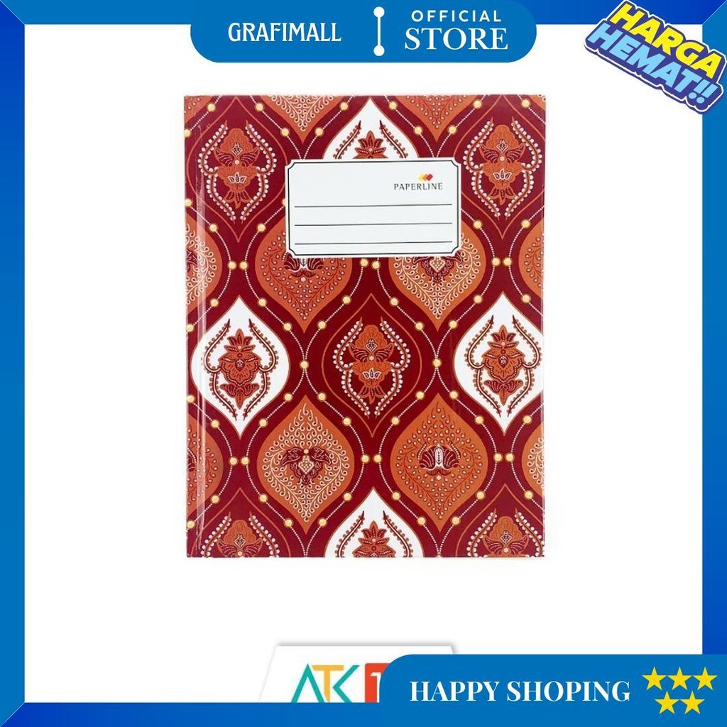 

Buku Tulis Hardcover Paperline Quarto / Kuarto / Kwarto 100 Lembar D Best Seller
