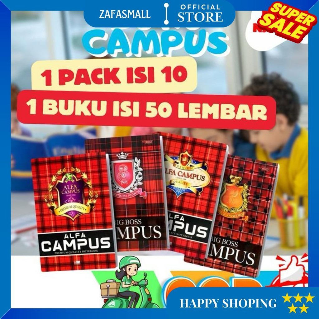 

Buku Tulis Campus Isi 50 Lembar 1Pack Isi 10Pcs / Buku Tulis Sidu 1 Pack Isi 10 Pcs 1 Pcs 58 Lembar / Buku Tulis Sidu 1 Pack Isi 10 Pcs 1 Pcs Isi 38 Lembar D Cod