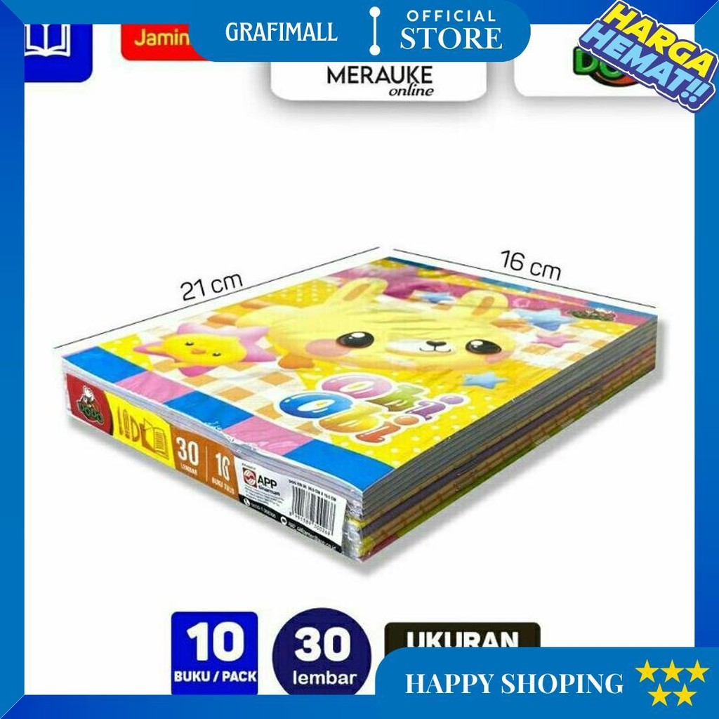 

Buku Tulis Sidu Dodo 30 Lembar(10Pcs) D Sale