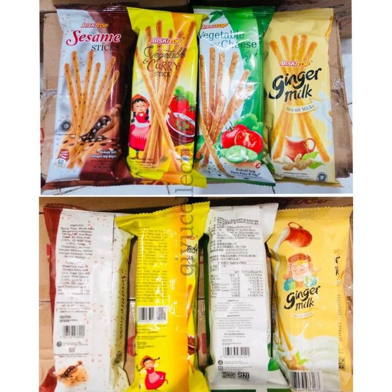 

Ad-56 Dus Vegetable Cheese Ginger Milk Curry Sesame Stick Biskuit Stik Biskitop Terlaris
