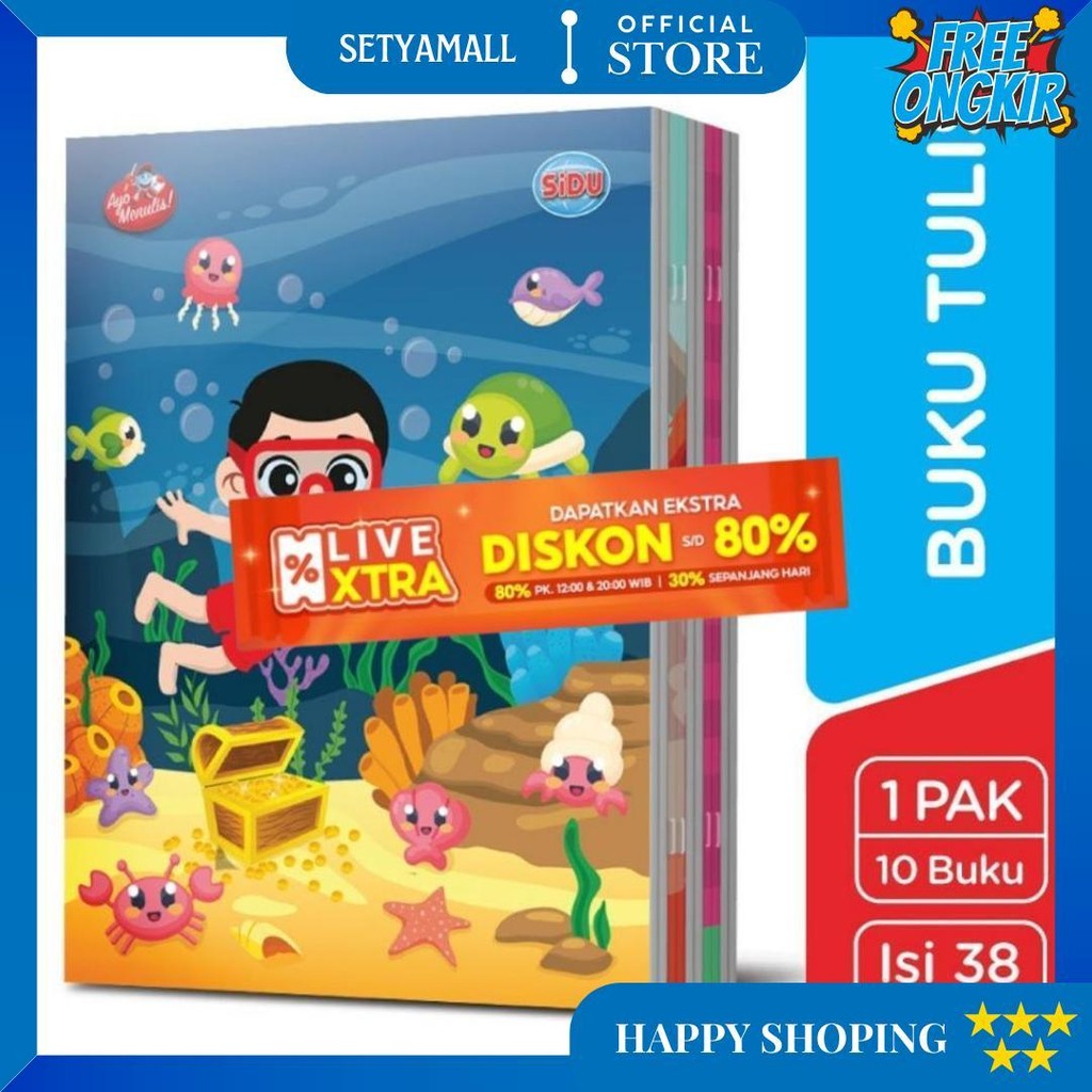 

Tbmo Buku Tulis Eb 38 Sidu Pack Isi 10 / Buku Tulis Sinar Dunia D Cod