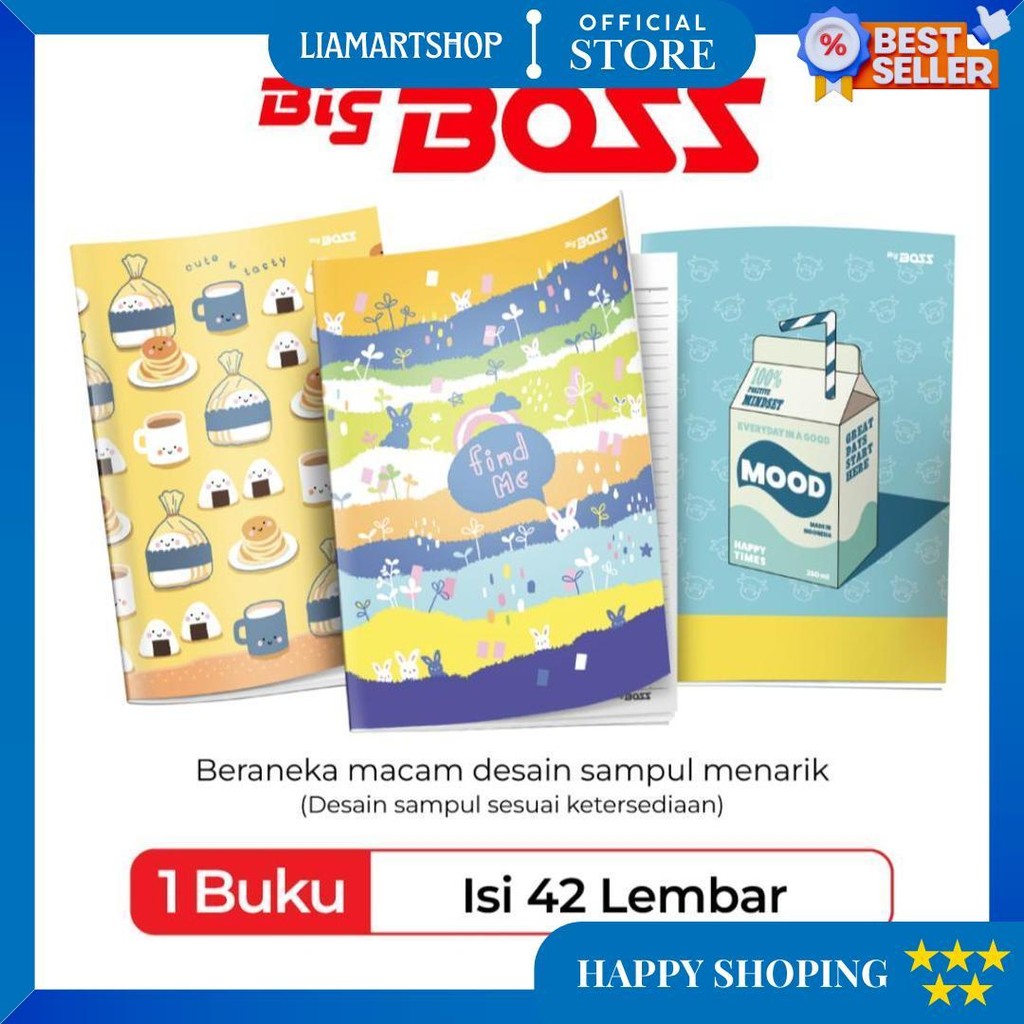 

Bigboss Buku Tulis 42 Lembar - Bbo Eb 42 D Best Seller