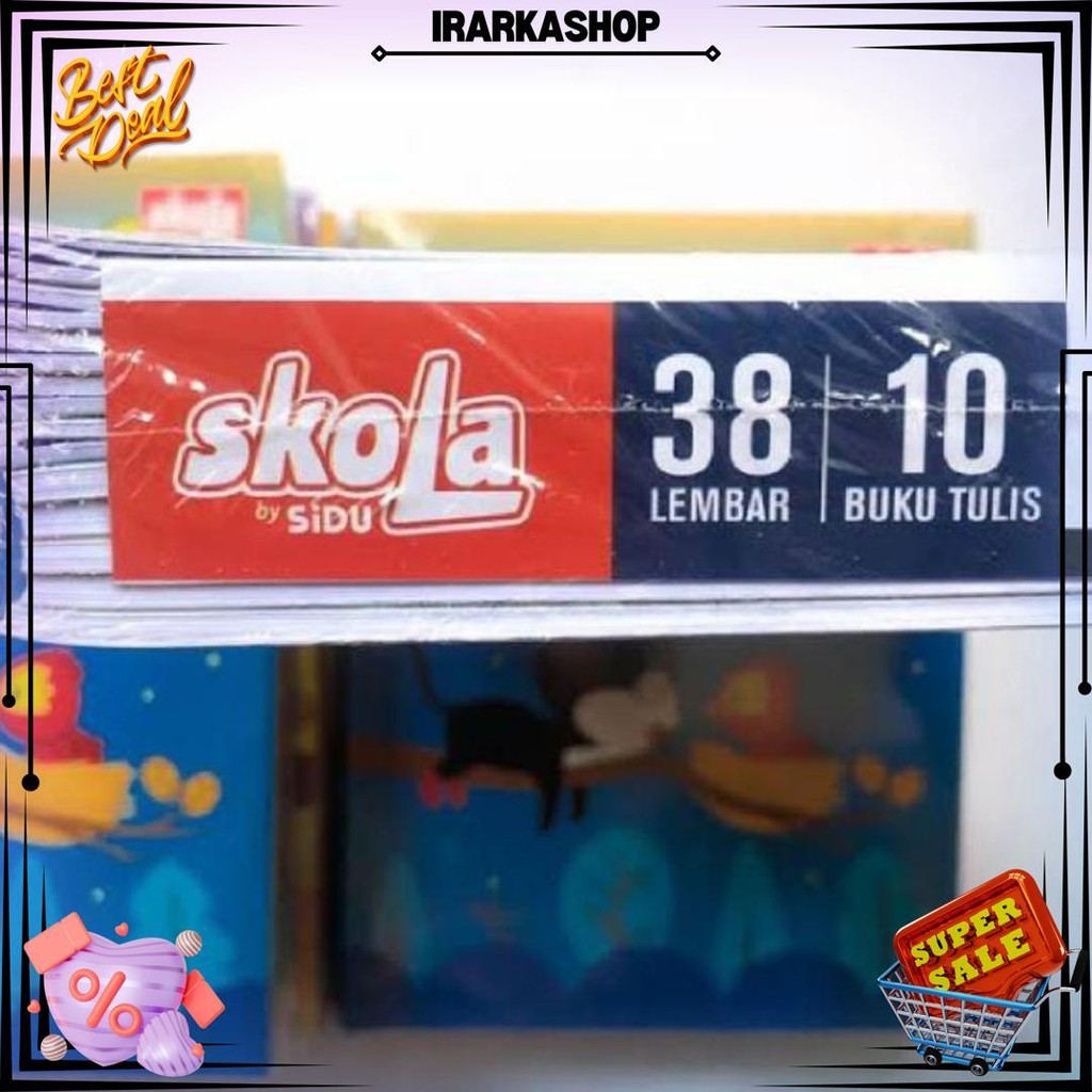 

Tbmo Buku Tulis Skola By Sidu 38 Lembar (Pak) / Buku Tulis Skola 38 Lembar Pack Isi 10Pcs / Buku Tulis Skola Isi 38 D Sale