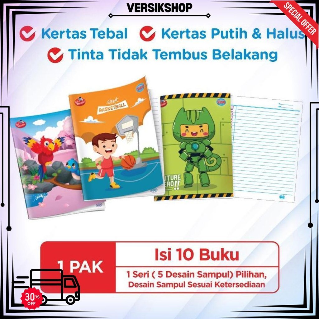 

Buku Tulis Sidu - 38 Lembar ( Pack ) D Promo Puncak