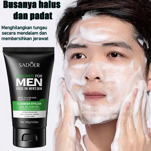 COD Pembersih Wajah Pria Pembersih Wajah Jerawat Pembersih Wajah Pria Pemutih 100g