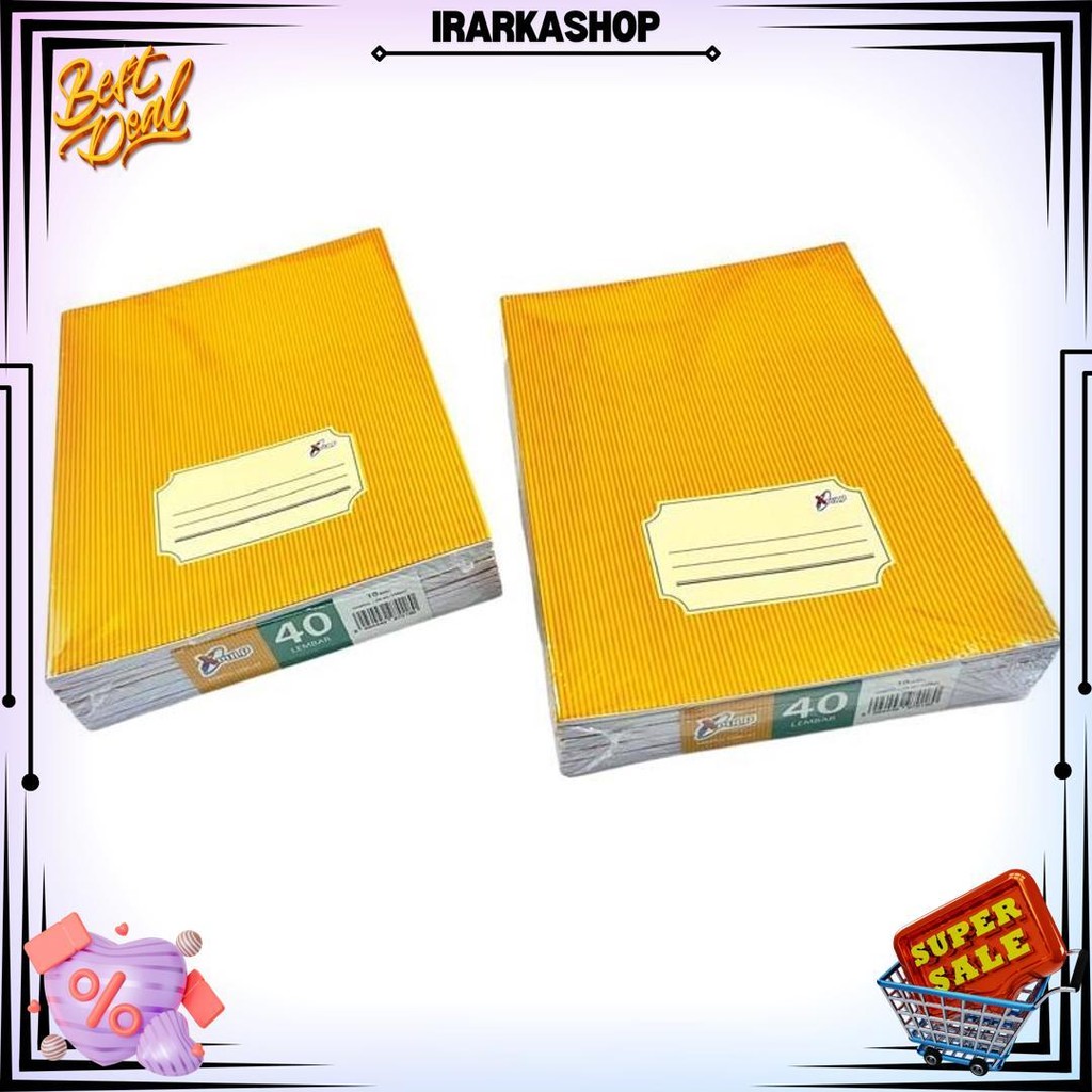 

Buku Tulis Craft X-Pulp 40 Lembar/10 Buku D Best Seller