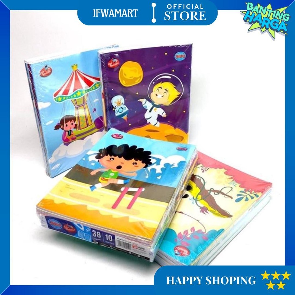 

Buku Tulis Sidu 38 Lembar Isi 10Pcs D Promo Puncak