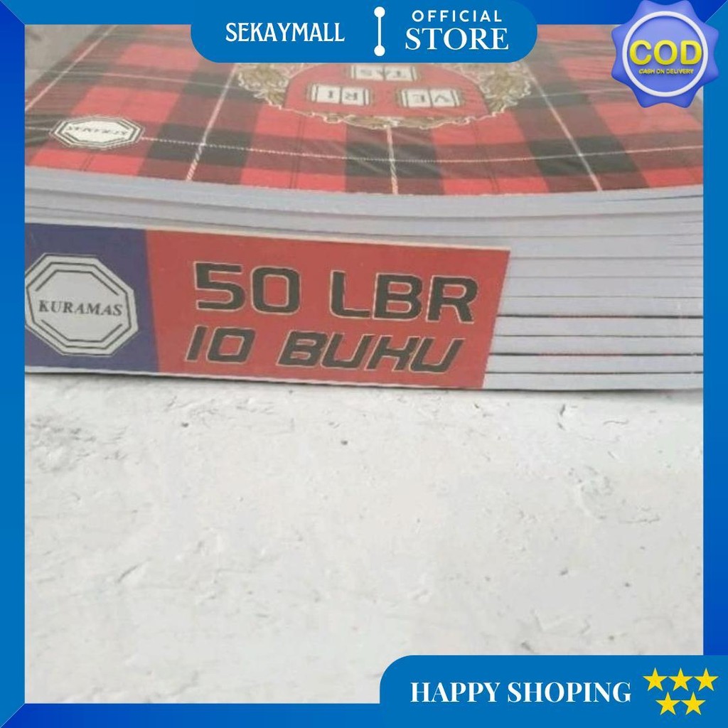 

(10 Pcs) Buku Tulis Campus Kuramas 50 Lembar D Best Seller