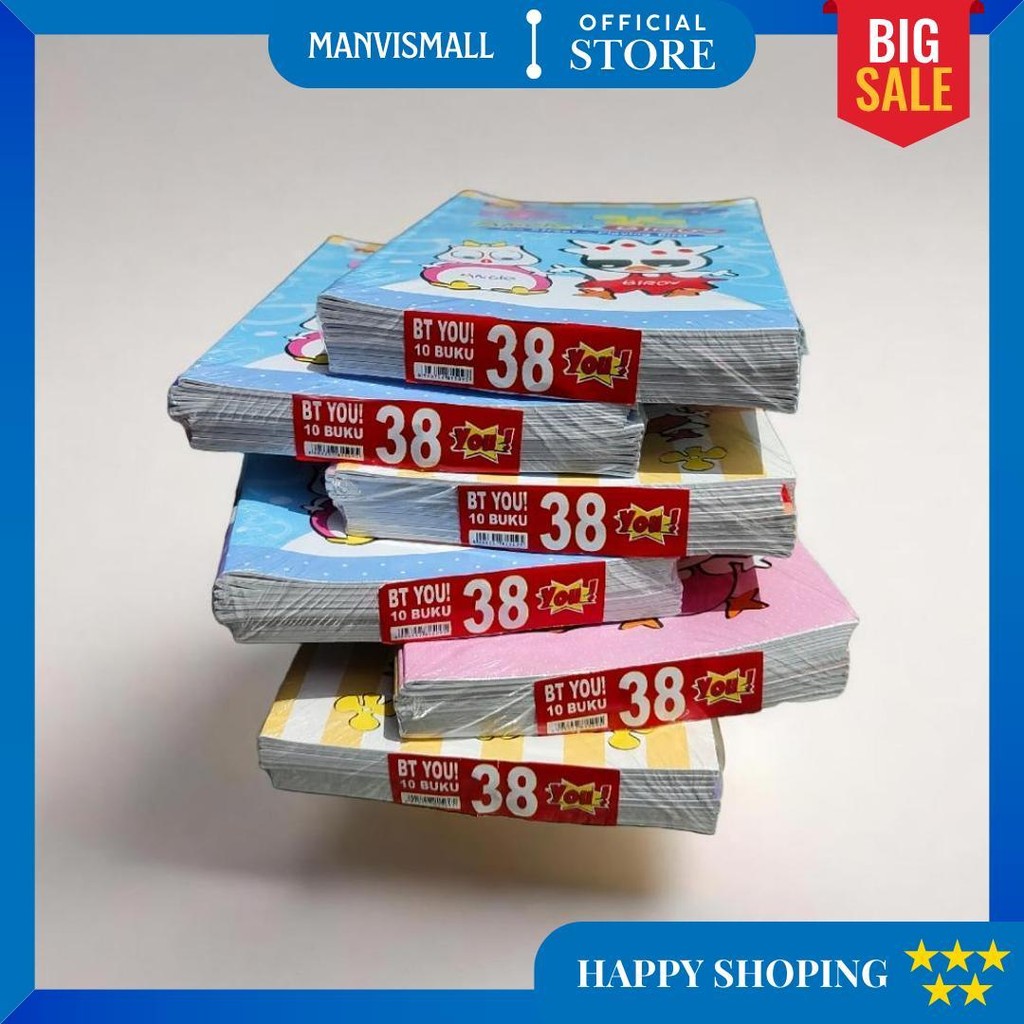 

Buku Tulis Isi 38 Lembar 1 Pack Isi 10 Buku D Promo Puncak