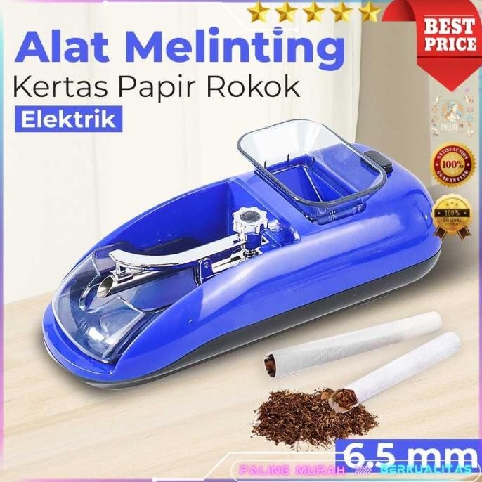 Paling Laku HAPPY Alat Linting Rokok Otomatis Rolling Machine 6.5 x 68mm - J-005