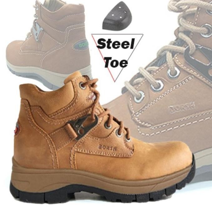 Diskon SEPATU BORSA WILDBULL SAFETY - ORIGINAL SEPATU BOOTS KULIT PRIA