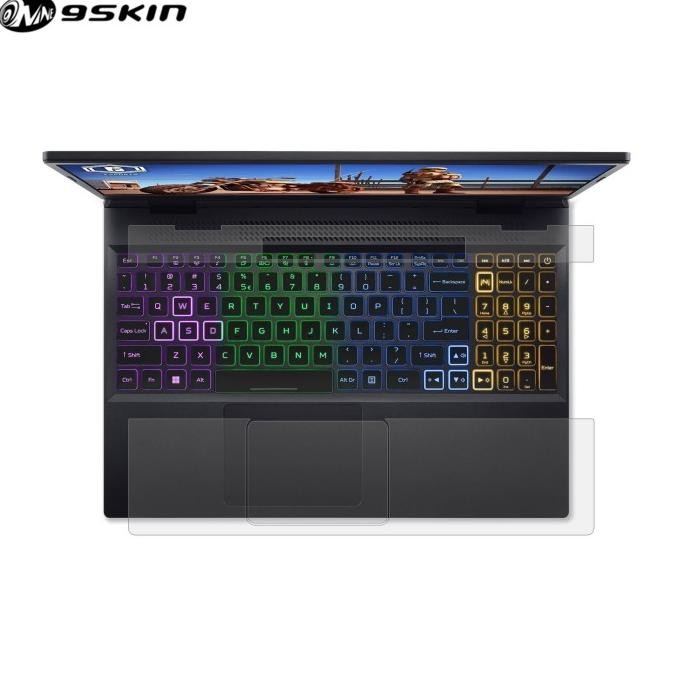 9skin - skin protector for laptop acer nitro 5 n22c1 - clear matte