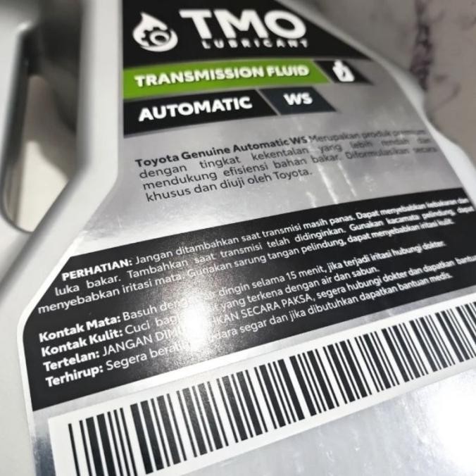 Oli Matic Atf Toyota Tmo Ws Yaris Vios Altis Camry Dijamin Asli - Asli