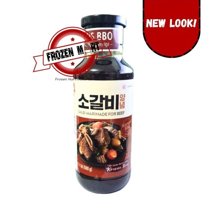

tersedia chung jung one beef galbi marinade 500 gr + extra bubble wrap