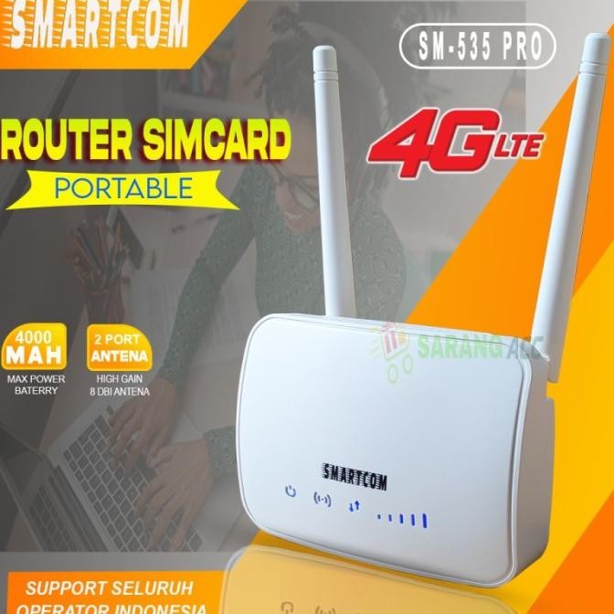 Modem Wifi Router Sim Card 4G LTE SMARTCOM XM220 Wifi Router 150Mbps