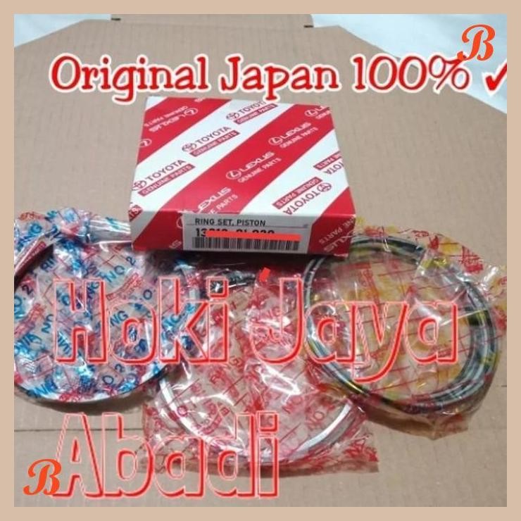 [HJA] RING PISTON SEHER SET STD 0.50 TOYOTA ETIOS VALCO 1.2 1200CC 1.200CC ORIGINAL JAPAN