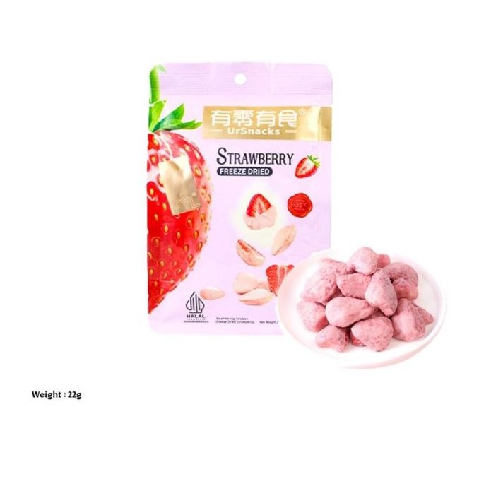 

Diskon! KERIPIK BUAH STRAWBERRY / FREEZE DRIED STRAWBERRY BEKU HALAL SEHAT