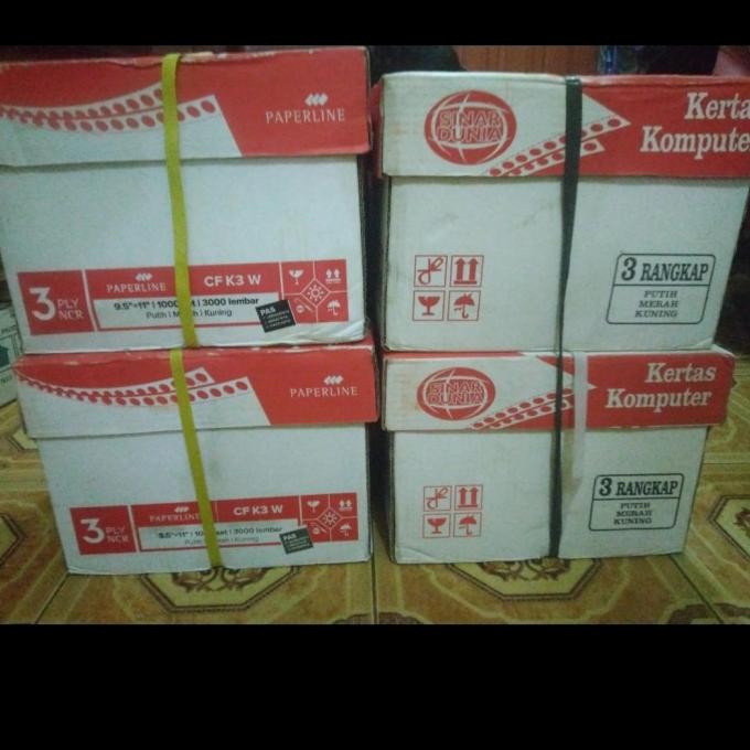 

kertas komputer continuous form 3ply 9,5x11 Paperline murah