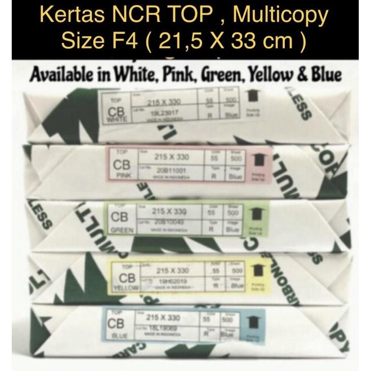 

NCR, Merk Multicopy Top ukuran Folio murah