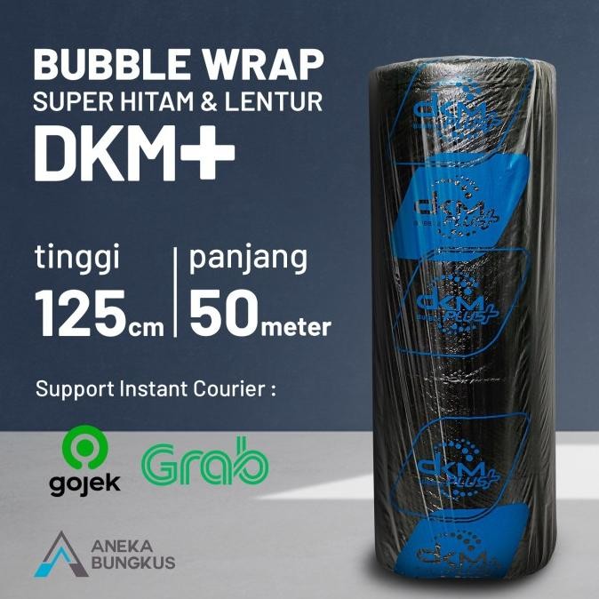 

tersedia plastik bubble wrap hitam pekat - anti tembus ( dkm, 125cm x 50m