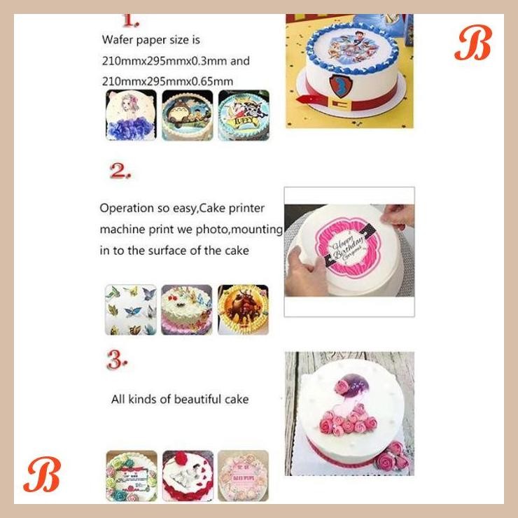 

[CBM] 10PCS WAFER PAPER EDIBLE KERTAS WAFER BISA DIMAKAN MATERI PATI 0.35MM
