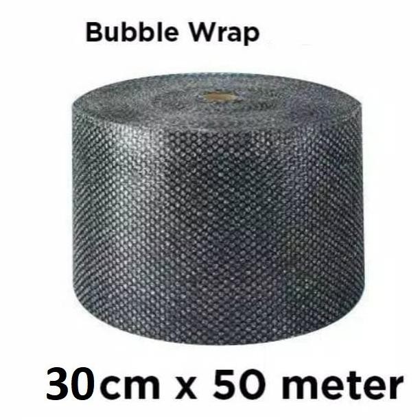 

tersedia bubble wrap 30 cm x 50 m hitam