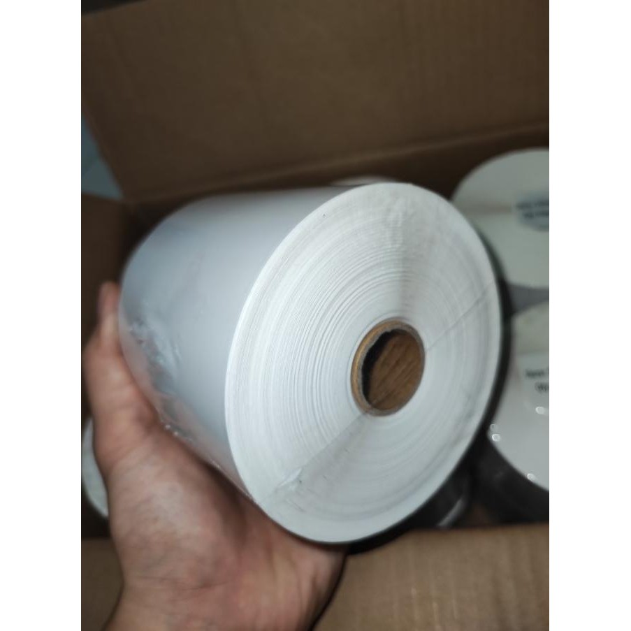 

KERTAS RESI LABEL THERMAL BARCODE ROLL A6 100x150mm Isi 500 Pcs murah