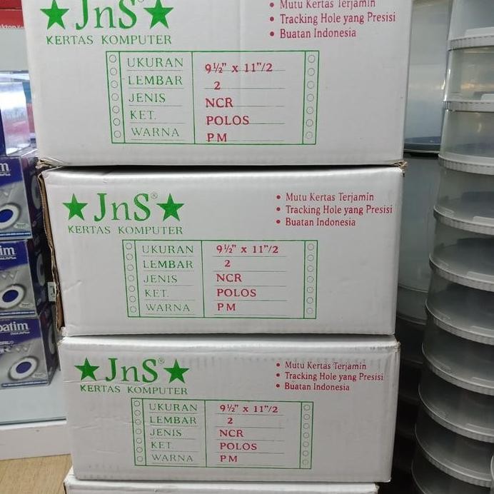 

Kertas continuous form Jns 2 ply bagi 2 murah