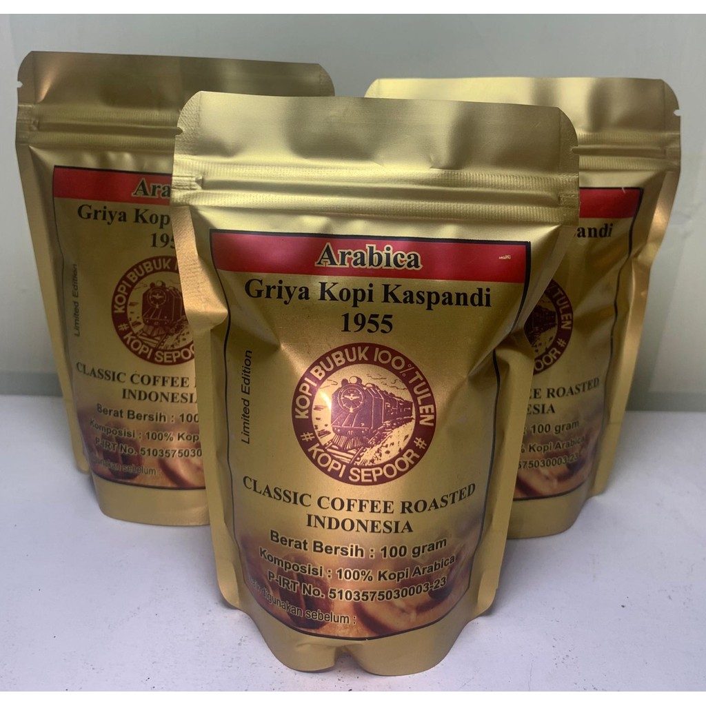 

Kopi Kaspandi Arabica 100gram , Kopi bubuk halus