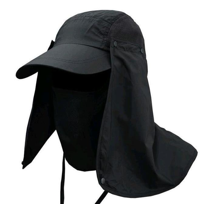 Topi Pancing Uv Fishing Hat Lipat Ultralight Gunung Outdoor Co