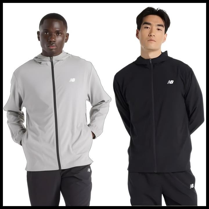 Jaket New Balance Sport Woven Men'S Jacket Original Jaket Olahraga Pria Original Best Seller