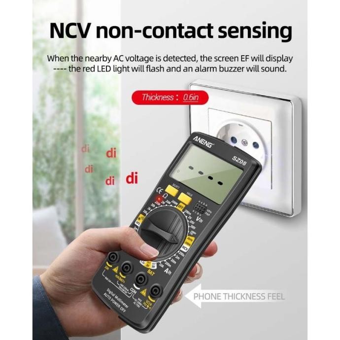 New ANENG SZ08 Digital Multimeter Multitester Avometer Voltage Tester