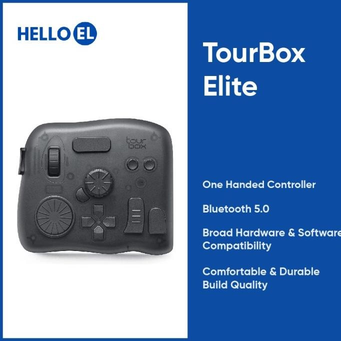 TourBox Elite 2022 Bluetooth 5.0 Photo Editing Customizable Controller