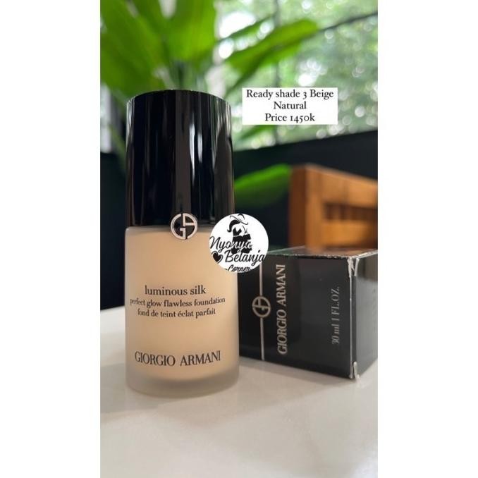 TERBARU - GIORGIO ARMANI LUMINOUS SILK FOUNDATION