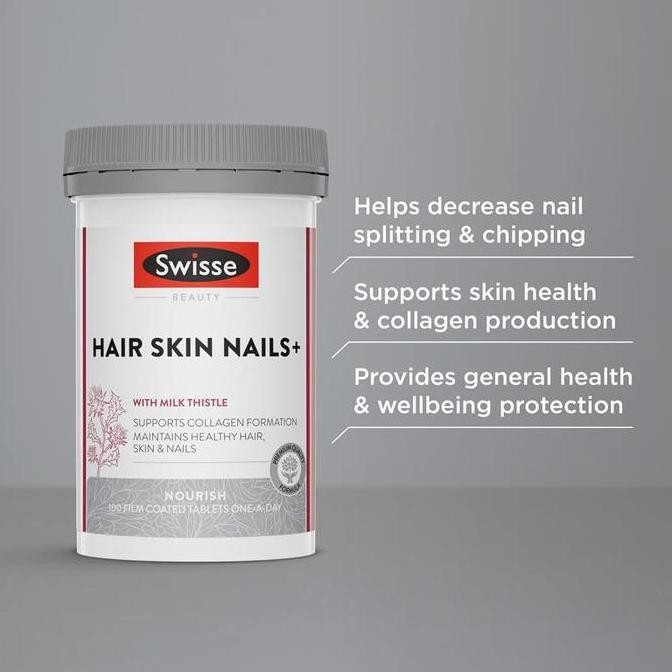 BLACKMORES Nails Hair & Skin 60 Tablets / SWISSE Ultiboost Hair Skin Nails+ 100 Tablet - ORIGINAL AU