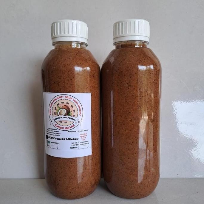 

kelapa gongseng 1 kg / kelapa sangrai / ambu-ambu/ bumbu masak rendang + botol bumbu rendang instan LAT