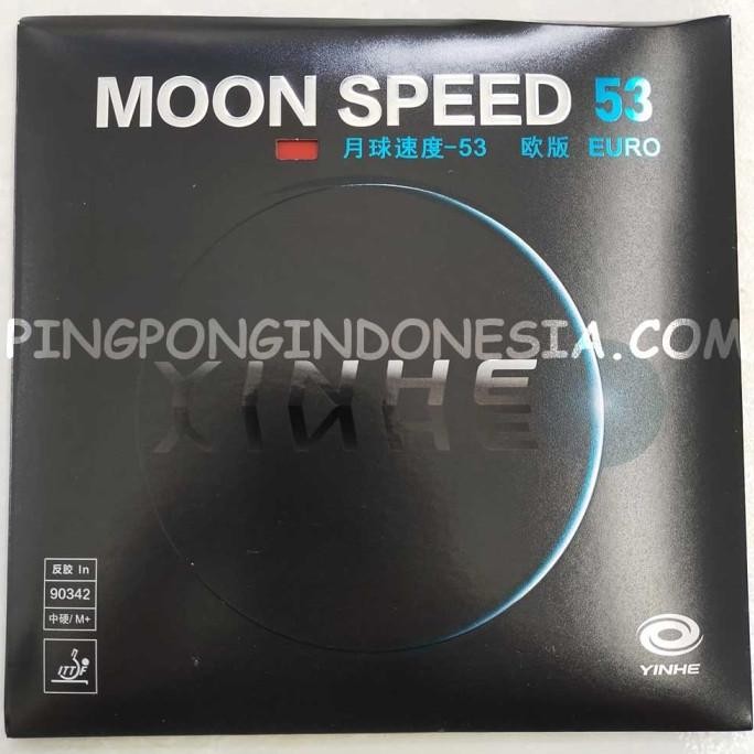 Yinhe Moon Speed 53 Euro - Rubber Karet Pingpong Tenis Meja Bat Bet