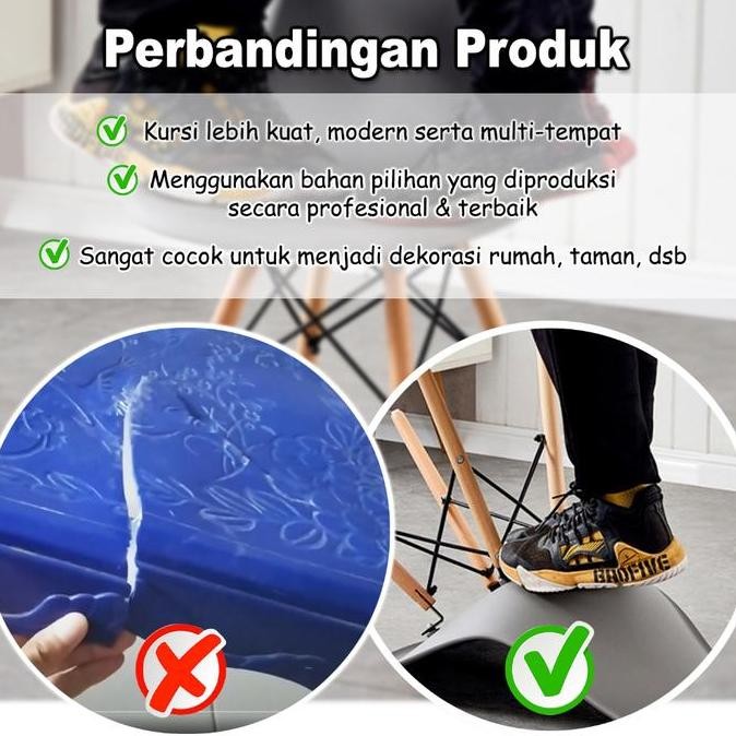 Meja Kursi Cafe Set 4 Kursi 1 Meja Kayu Minimalis Bangku Makan Multi Tempat Kursi Kerja Plastik Kurs