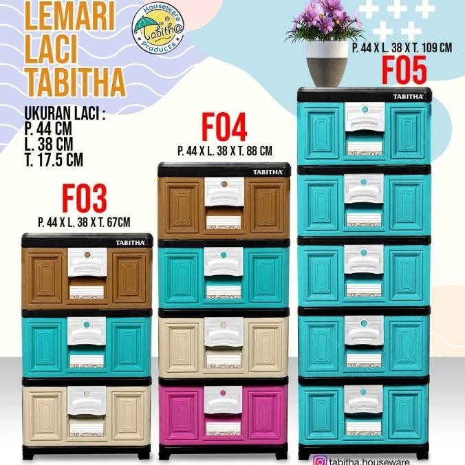 Lemari Laci Plastik Napolly Stb 400 Original