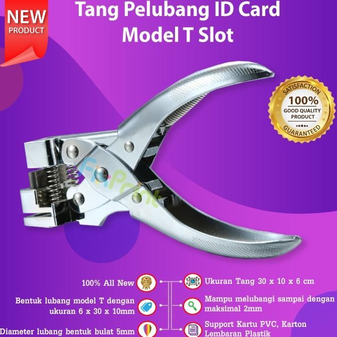 

TANG ID CARD PUNCHER T-SHAPE PELUBANG PVC MODEL T PUNCH HOLE PEMBOLONG ORIGINAL DAN TERPERCAYA