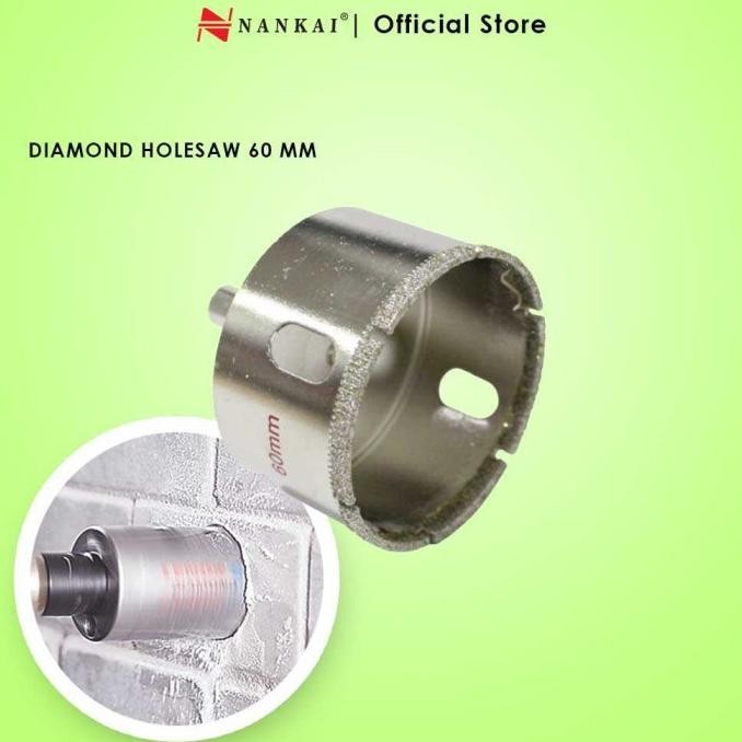 

NANKAI MATA BOR PEMBOLONG KACA / DIAMOND HOLESAW 60MM ORIGINAL DAN TERPERCAYA